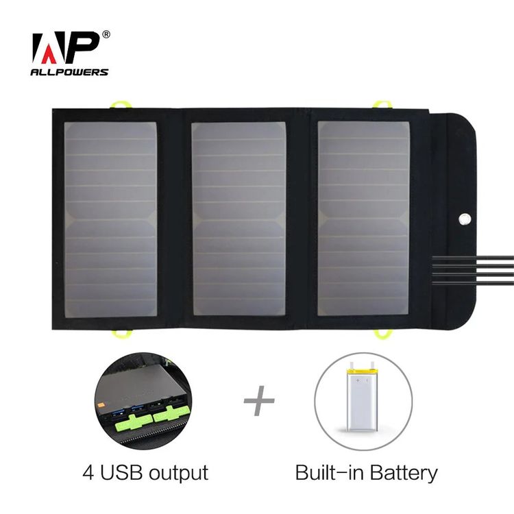 Dispositivi a energia solare: 📌 Solar-Ladege mit PowerBank 10000mAh – Nuovo e nell'imballaggio originale da Wittenbach venduto da ChinaSeidenstrasse 4