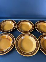 6 Assiettes Soupe Vintage Kiln Craft