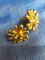 Original Christian Lacroix Paris vegoldete Ohrclips 80er