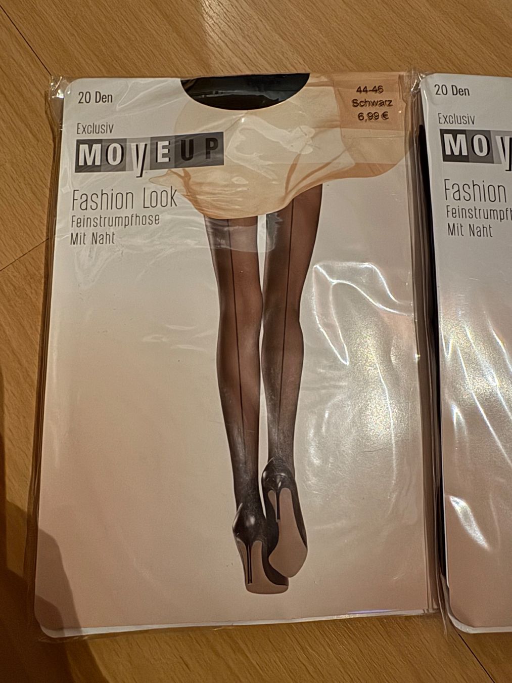 Calze & Collant: Feinstrumpfhose mit Naht Gr. L schwarz – Nuovo e nell'imballaggio originale da Grosswangen venduto da shoes.bags.and.co 1