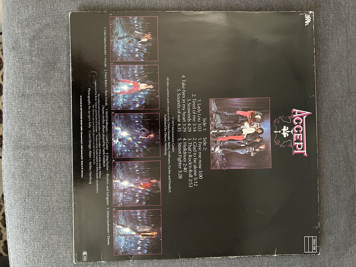 Vinyles: Original LP Vinyl Accept Sammlung  – D'occasion à Trimbach par RAMM-STEIN 7