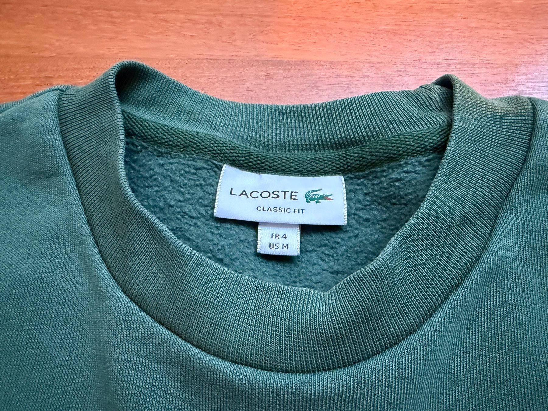 Lacoste Maglioni & Felpe: Lacoste Pullover grün Classic Fit Grösse M – Usato da Mörel venduto da kaiwalker 2