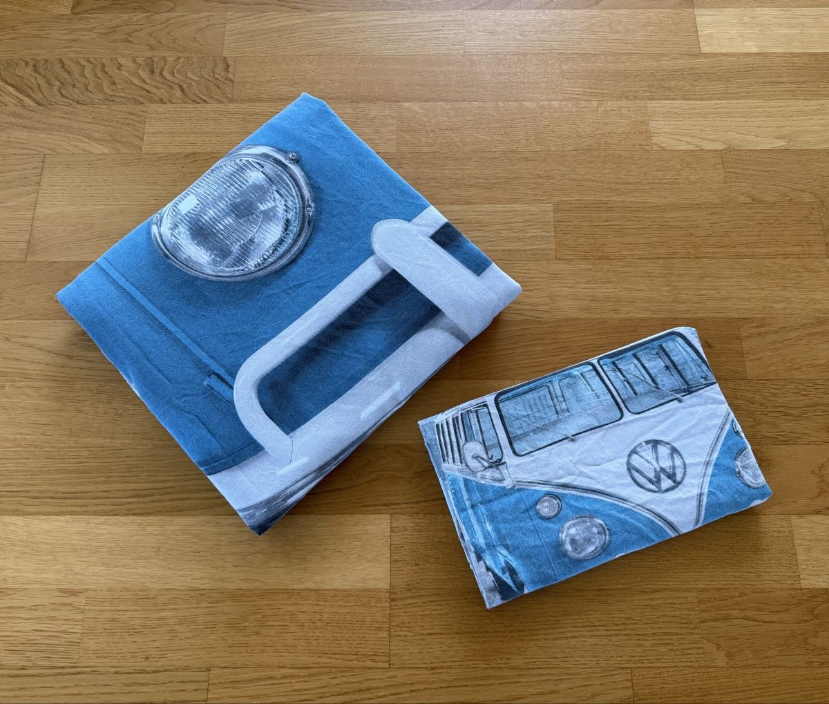 Biancheria da letto: Bettwäsche VW T1 hellblau 160x210 cm – Usato da Bern venduto da LM08 1