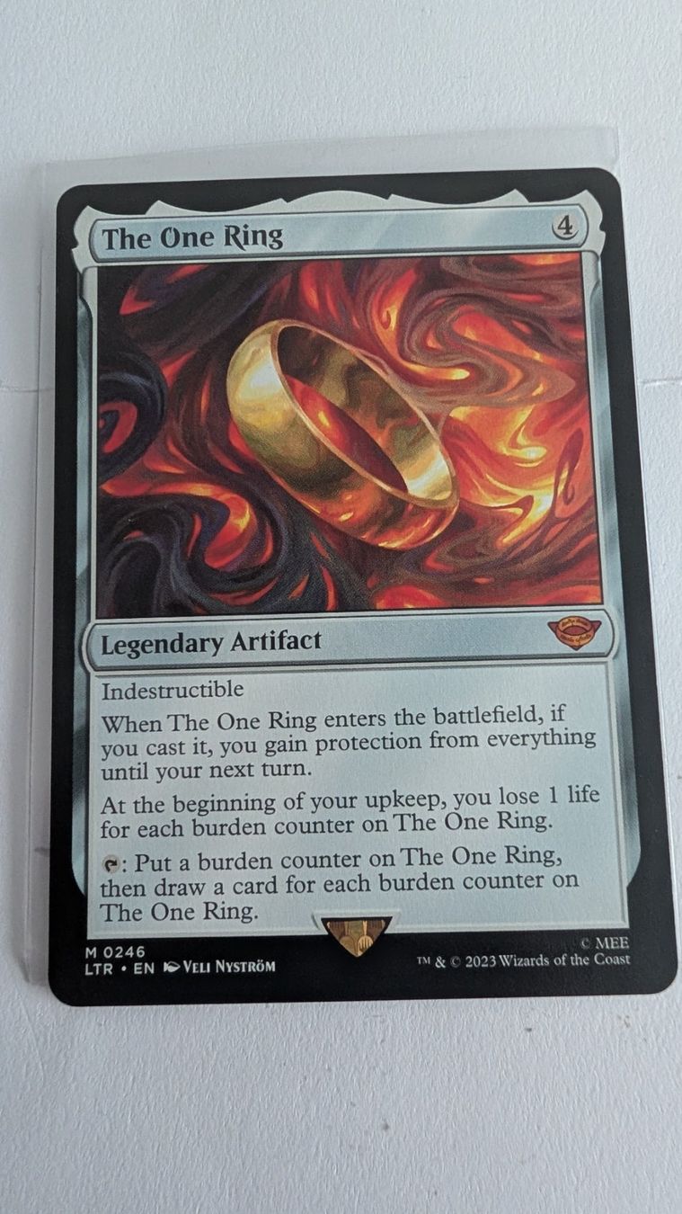 Spiele: Magic the gathering lotr  "The one Ring" – Gebraucht aus Châtel-St-Denis von Mouharf