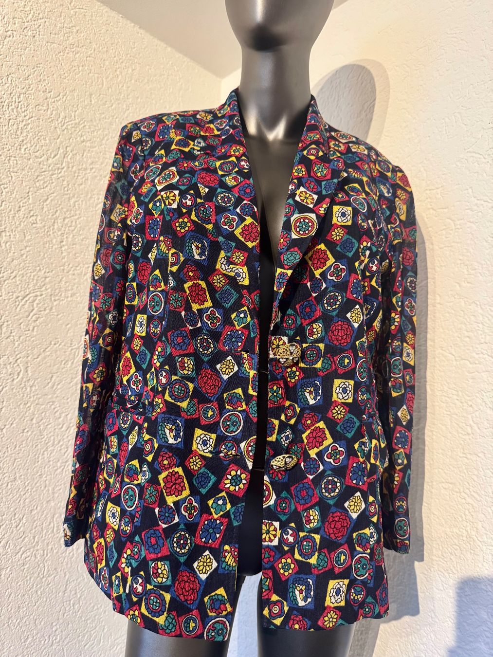 Giacche: Farbenfroher Vintage Blazer Grösse L – Usato da Frenkendorf venduto da Style365 1