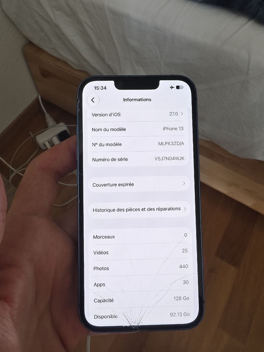 Apple Telefoni cellulari / Smartphones: iphone 13 bleu 128gb  – Usato da Lausanne venduto da Mistibiche09 6