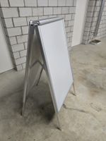 A-Board Werbetafel 4 Stück neu Aluminium silber 