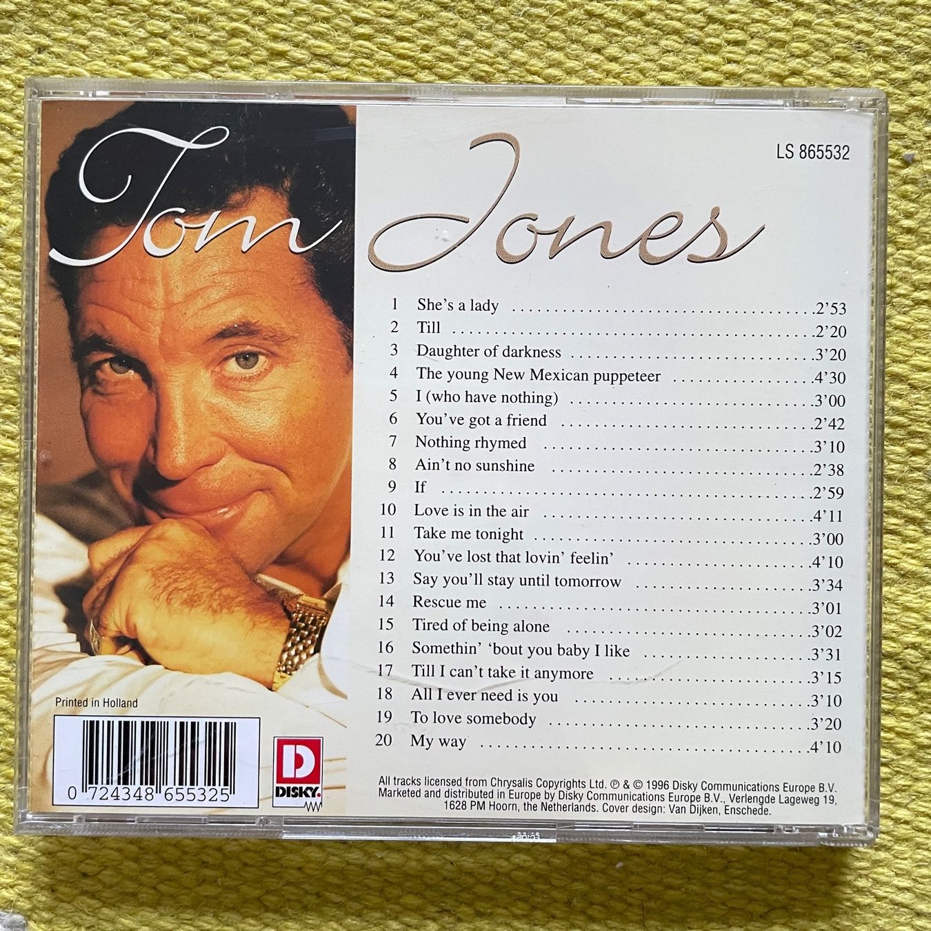 CDs: TOM JONES-20 GREAT LOVE SONGS – D'occasion à Rorschacherberg par CD-Roli 1