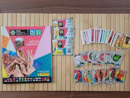 Panini FIFA WM 2023 Frauen Leeralbum + 100 Sticker + 3 Tüten