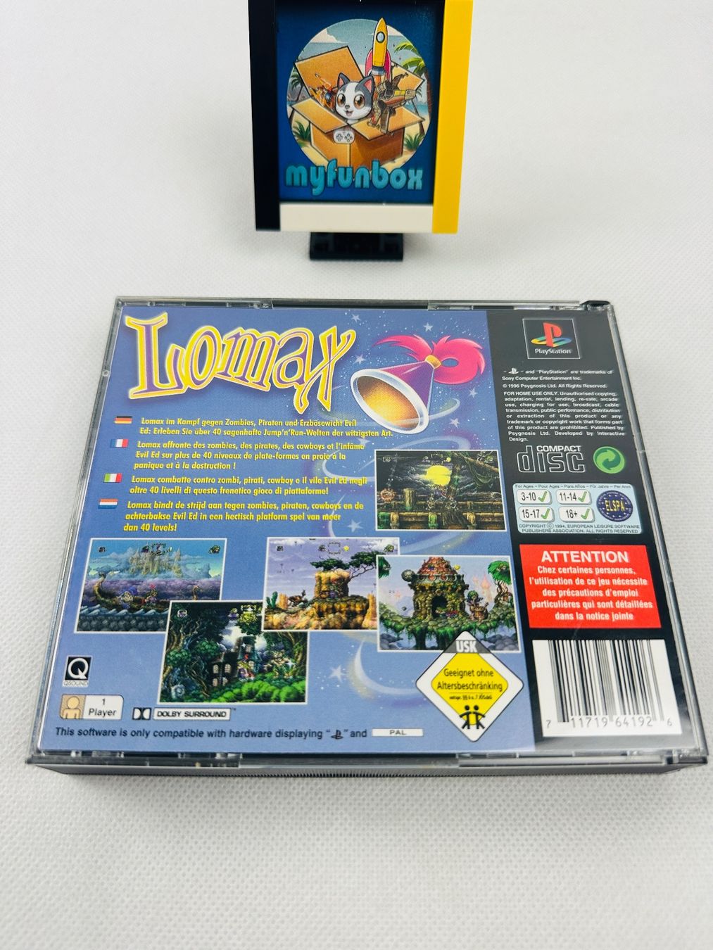 Spiele: Playstation 1 PSX  PS1 Lomax Big Box CIB – Gebraucht aus Kappel SO von MyFunBox 3