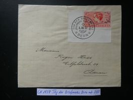 CH 1937 frühestes Jahr mit Tag der Briefmarke Bern mit J83