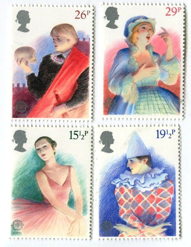 Tutti i francobolli: Briefmarken "Theater". England – Nuovo e nell'imballaggio originale da Basel venduto da Butsch5
