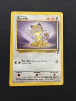 Pokémon Meowth 80/130 – Base Set 2 – Englisch – Vintage 2000