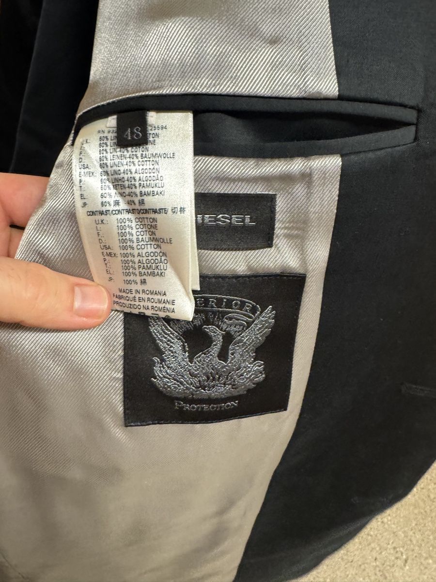 Completi: Stylischer Diesel Blazer Gr. 48 Schwarz – Usato da Olten venduto da WidmerJ17 1