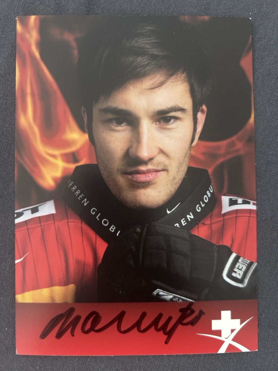 Autografi: Autogramm Thibaut Monnet Eishockey – Nuovo (secondo la descrizione) da Langnau im Emmental venduto da Iriss