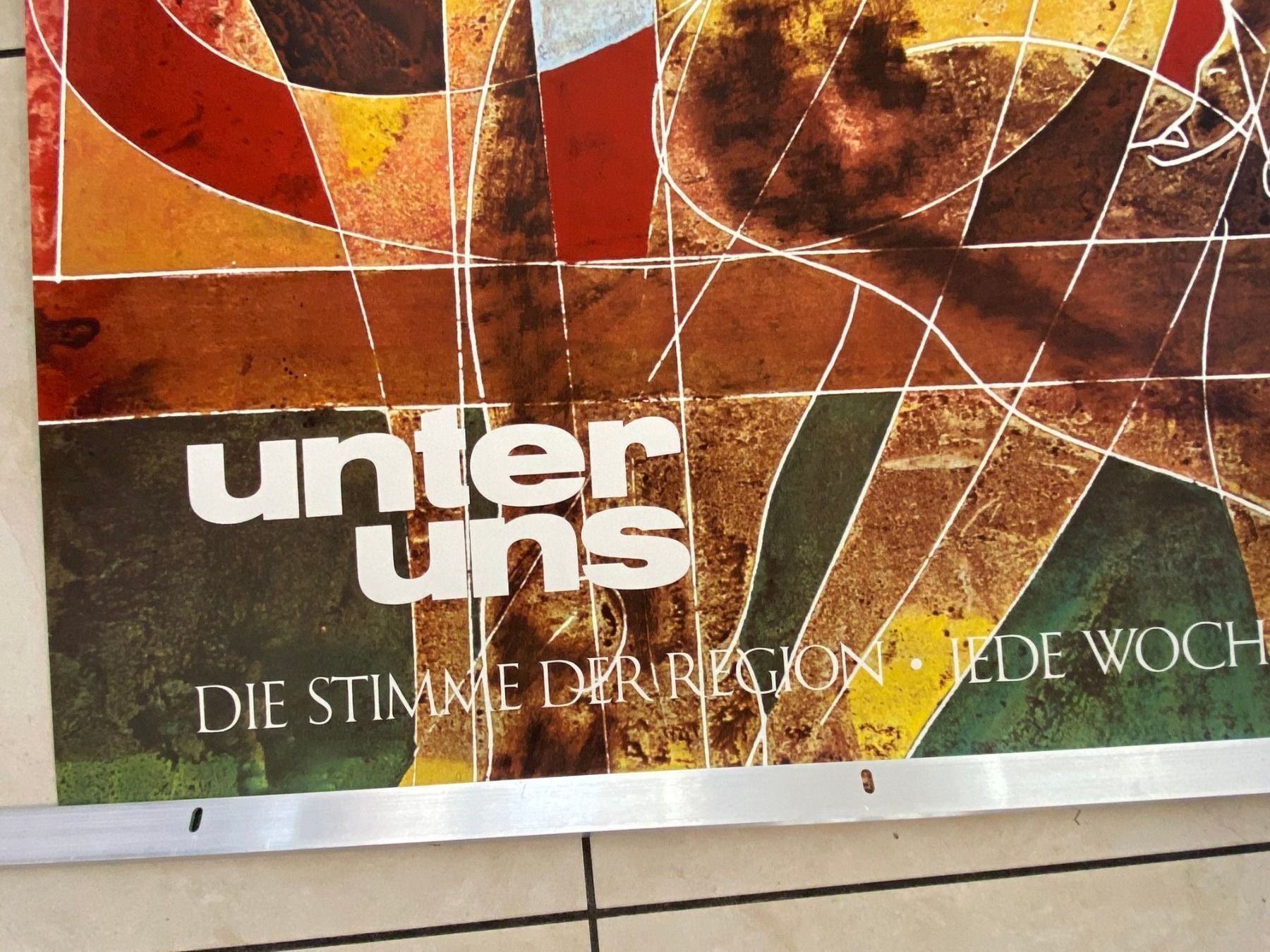 Foto & Immagini: Hans Erni Plakat "Unter Uns" Magazin – Usato da Vaduz venduto da Unikate-Markt 1