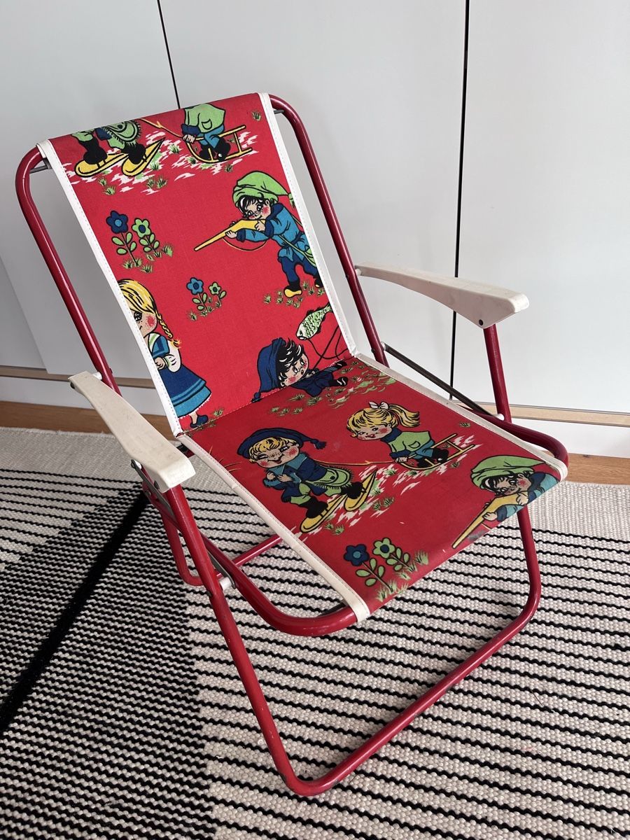 Chaises: Vintage Kinder-Campingstuhl – D'occasion à Bern par Tara66