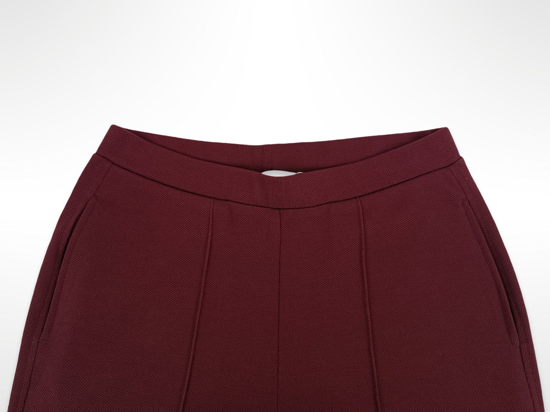 Mango Pantaloni: MANGO Bundfaltenhose weinrot Gr. S – Usato da Suhr venduto da Restwert_Suhr 3