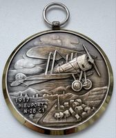 Historische Aviation Medaille Nieuport N-28 C1 1917 Flugzeug