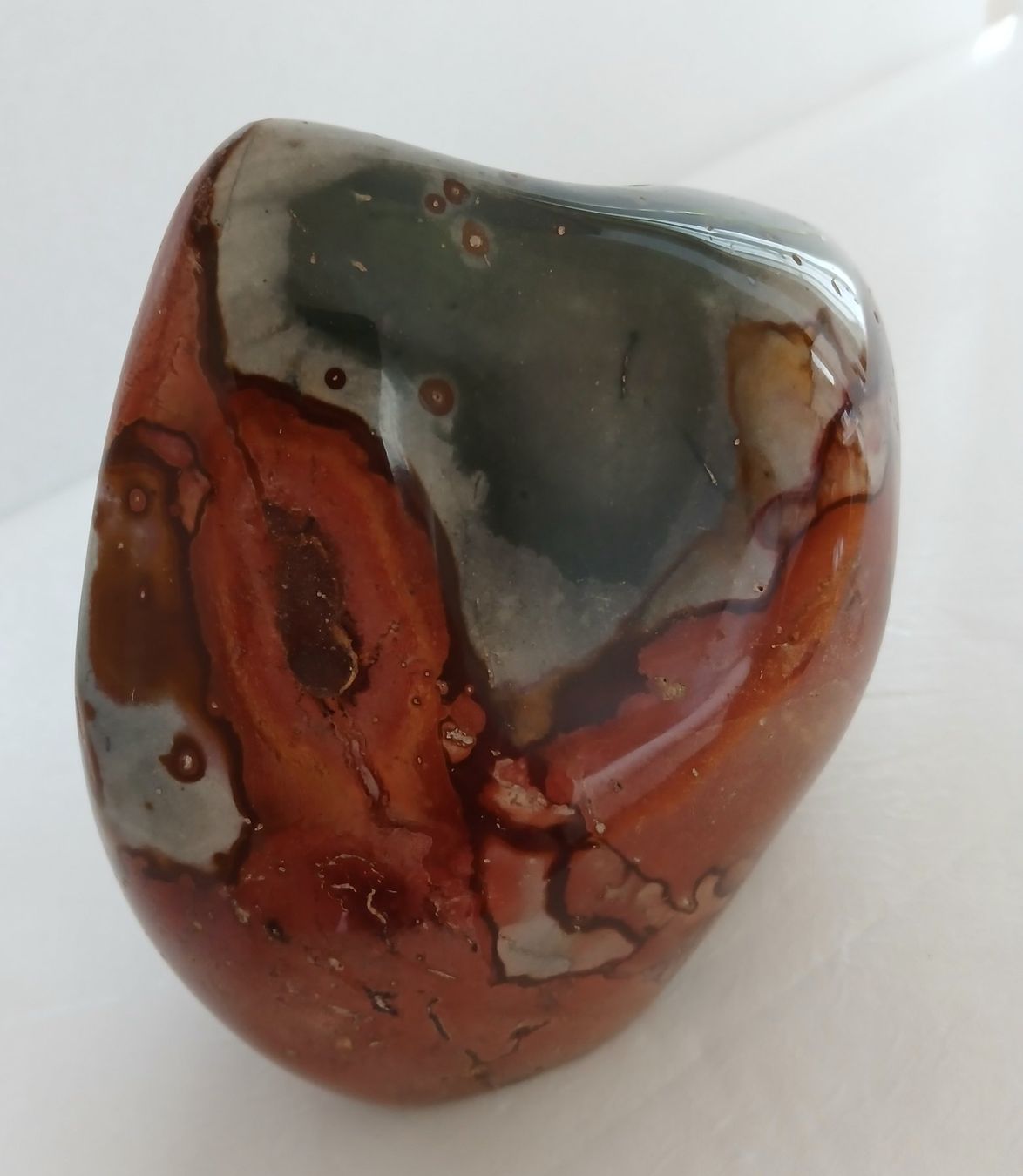 Mineralien & Heilsteine: Polychrom Jaspis Unikat – Gebraucht aus Weisslingen von Brillianto