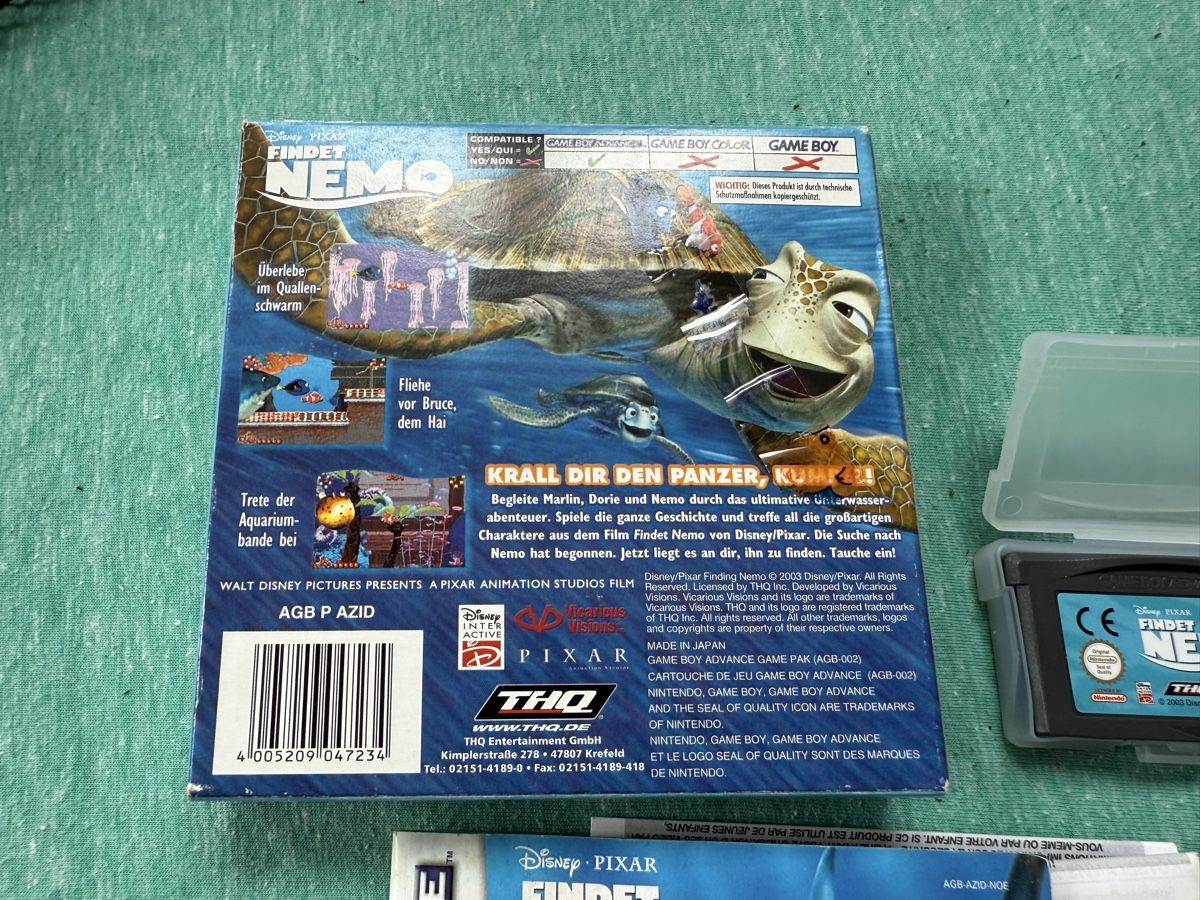 Nintendo Giochi: Findet Nemo für Game Boy Advance – Usato da Bäch SZ venduto da Retroandy 1