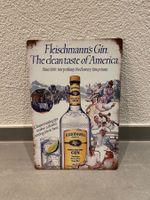 FLEISCHMANN‘S GIN  / NEU / BLECHSCHILD/ 1 Pcs.