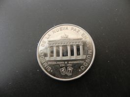 Äquatorial Guinea 1000 Francos 1991 Brandenburger Tor Berlin