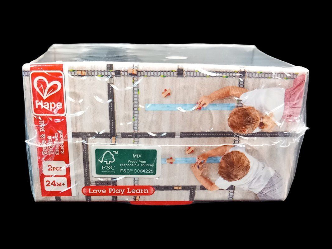 Hape Spielzeuge: HAPE Tape & Roll Train Eisenbahn-Klebeband – Neu und originalverpackt aus Hünenberg von Restwert_Zug 2