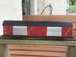 Roco H0 4563 2 Wagen Post Wagen, Mit Fehlteilen
