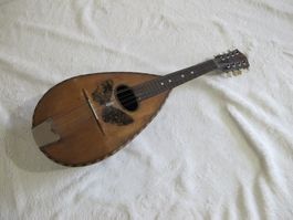 Mandoline Sehr Alt Sehr Schön Siehe Bilder