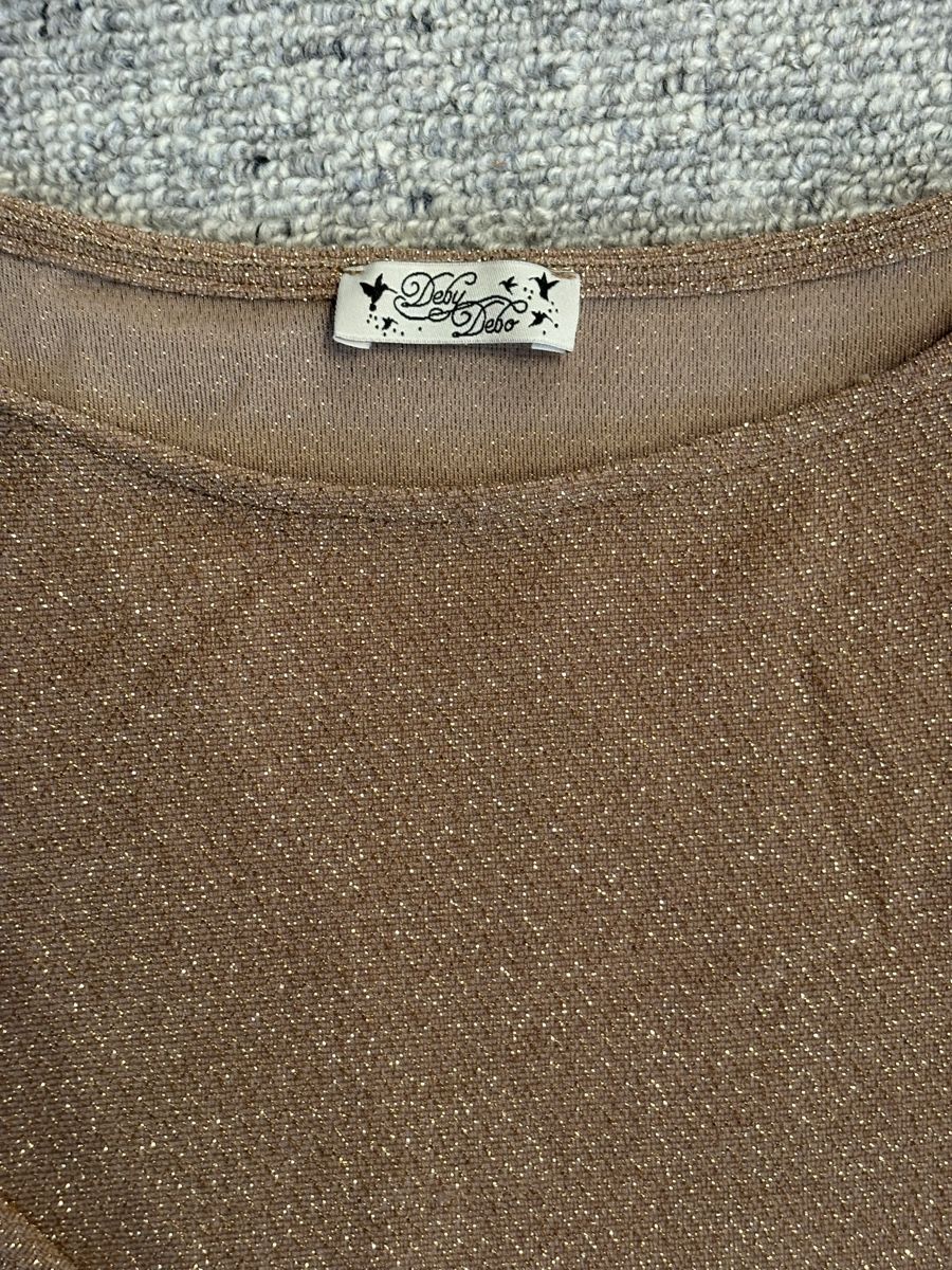 Vestiti: Glitzerndes Festkleid, braun-schwarz, Gr. S – Usato da Ebertswil venduto da shushuj 2
