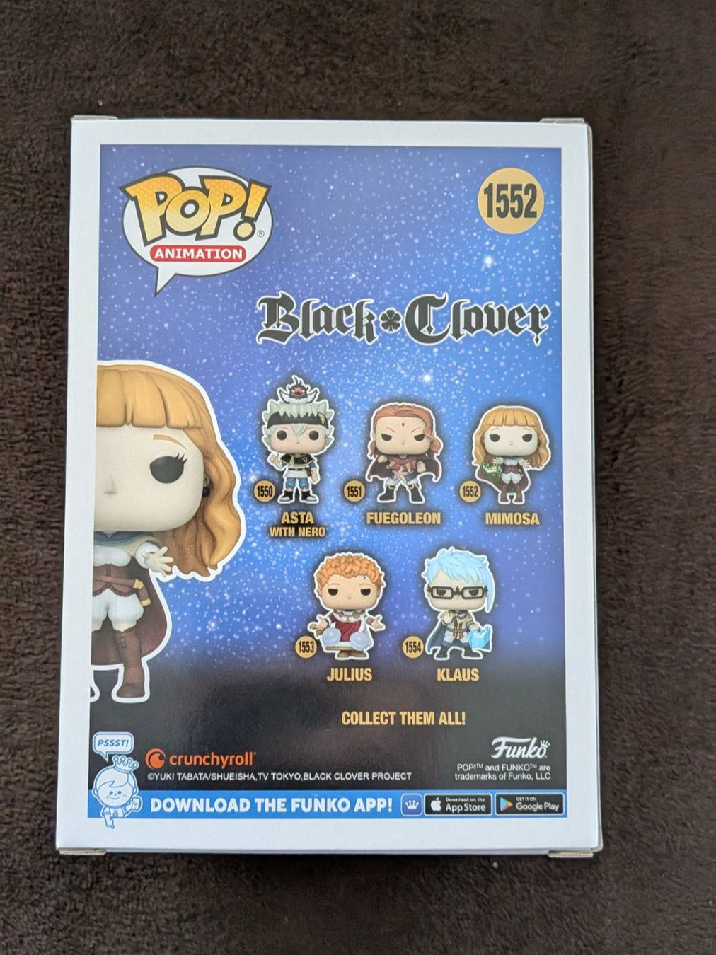 Funko Statuette: Funko Pop! Black Clover - Mimosa #1552 – Nuovo e nell'imballaggio originale da Obfelden venduto da RCO85 2