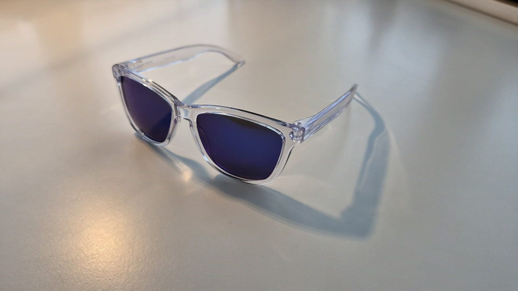 Occhiali & Lenti: Sonnenbrille Transparent blaue Gläser Neu – Nuovo e nell'imballaggio originale da Schaffhausen venduto da Fashion1144