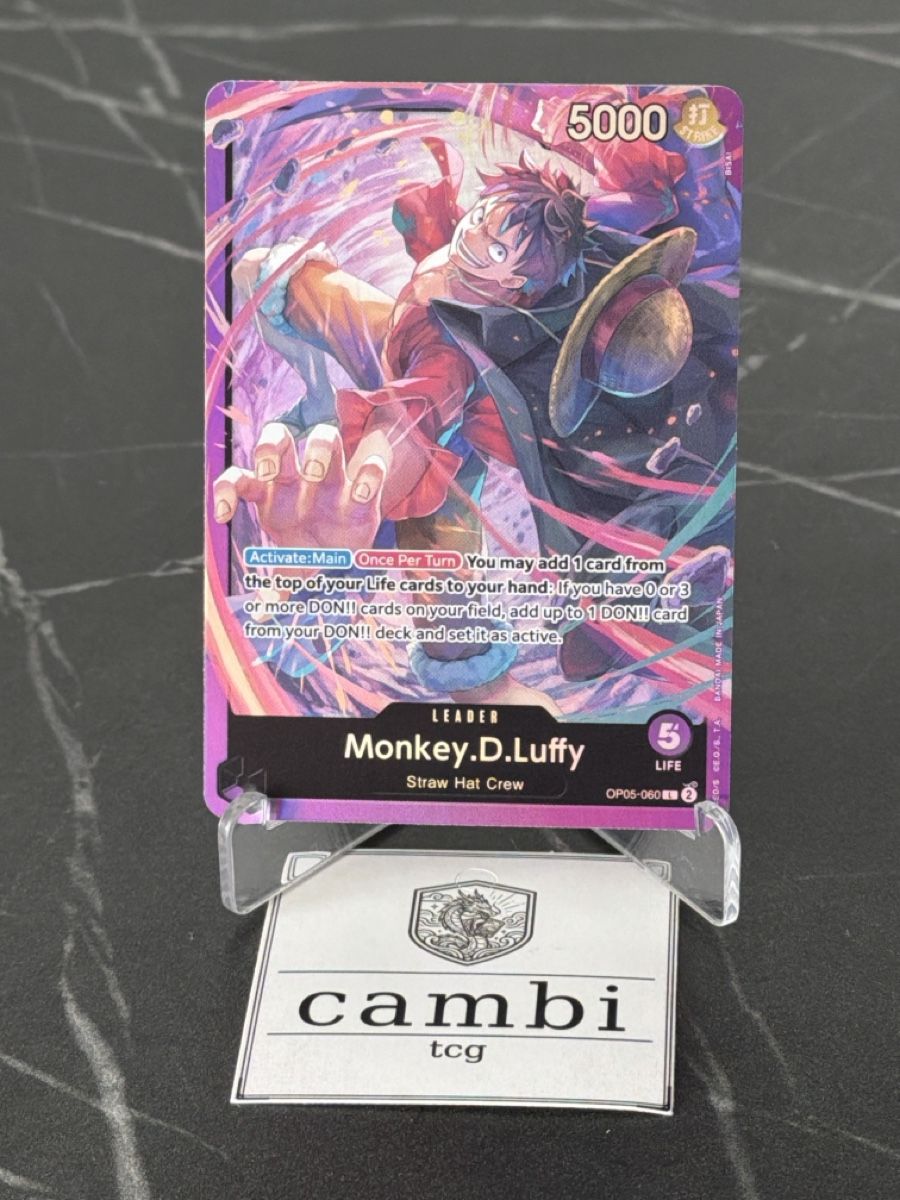 Bandai Carte collezionabili: One Piece OP05-060 Monkey.D.Luffy, Englisch – Nuovo (secondo la descrizione) da St. Gallen venduto da cambitcg