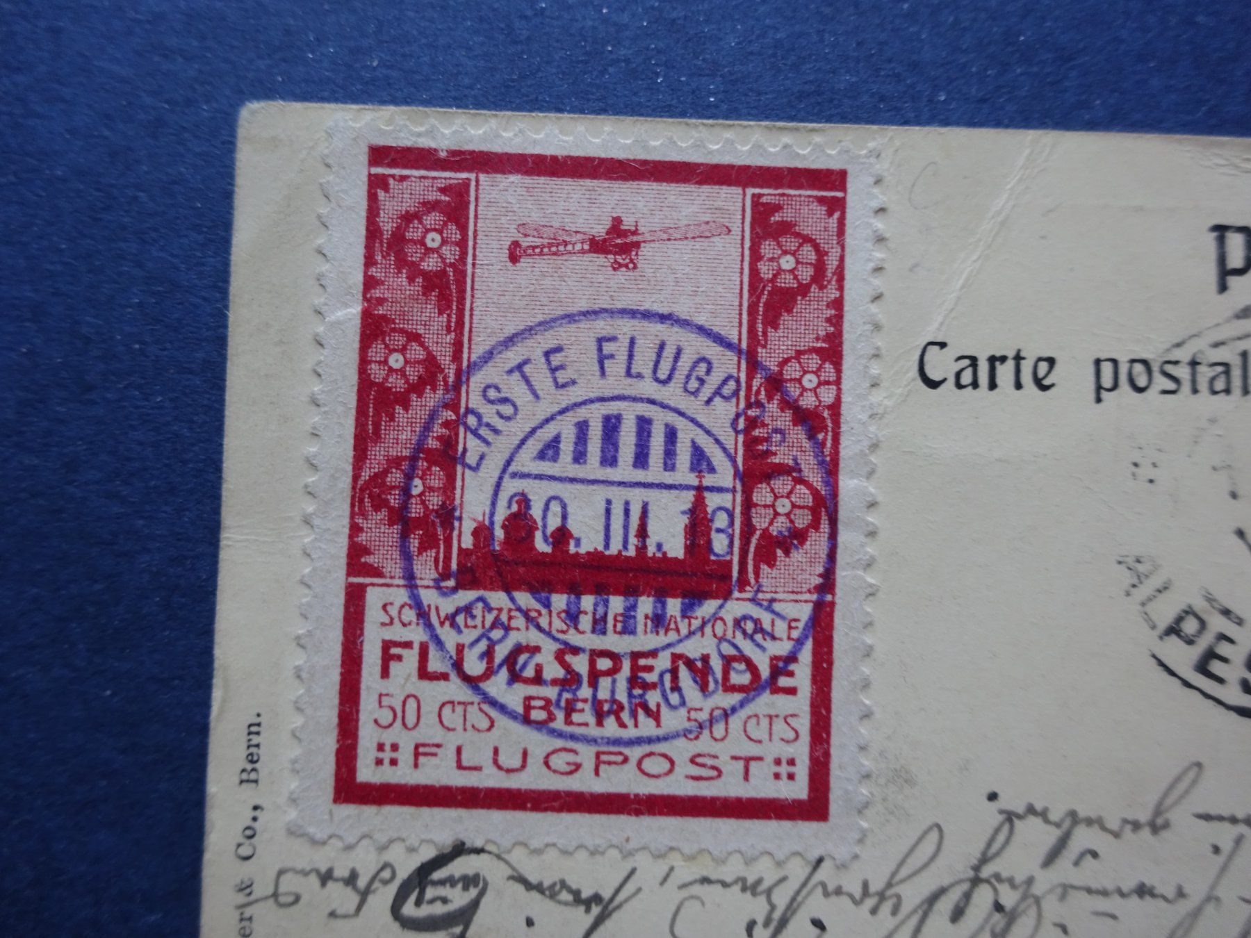 Alle Briefmarken: 1913 Vorläufer III Bern glasklar gestempelt – Gebraucht aus Appenzell-Steinegg von adi1975 4