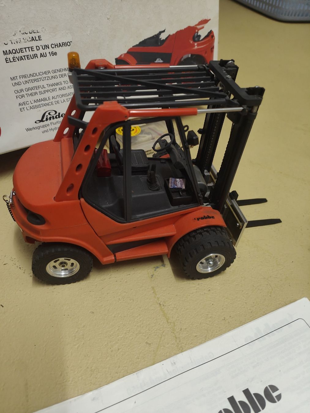 Modellismo RC: rc robbe gabelstapler linde rte – Usato da Schöftland venduto da magicX01 3