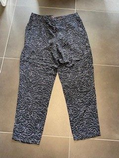 Street One Sommerhose blau Muster 40