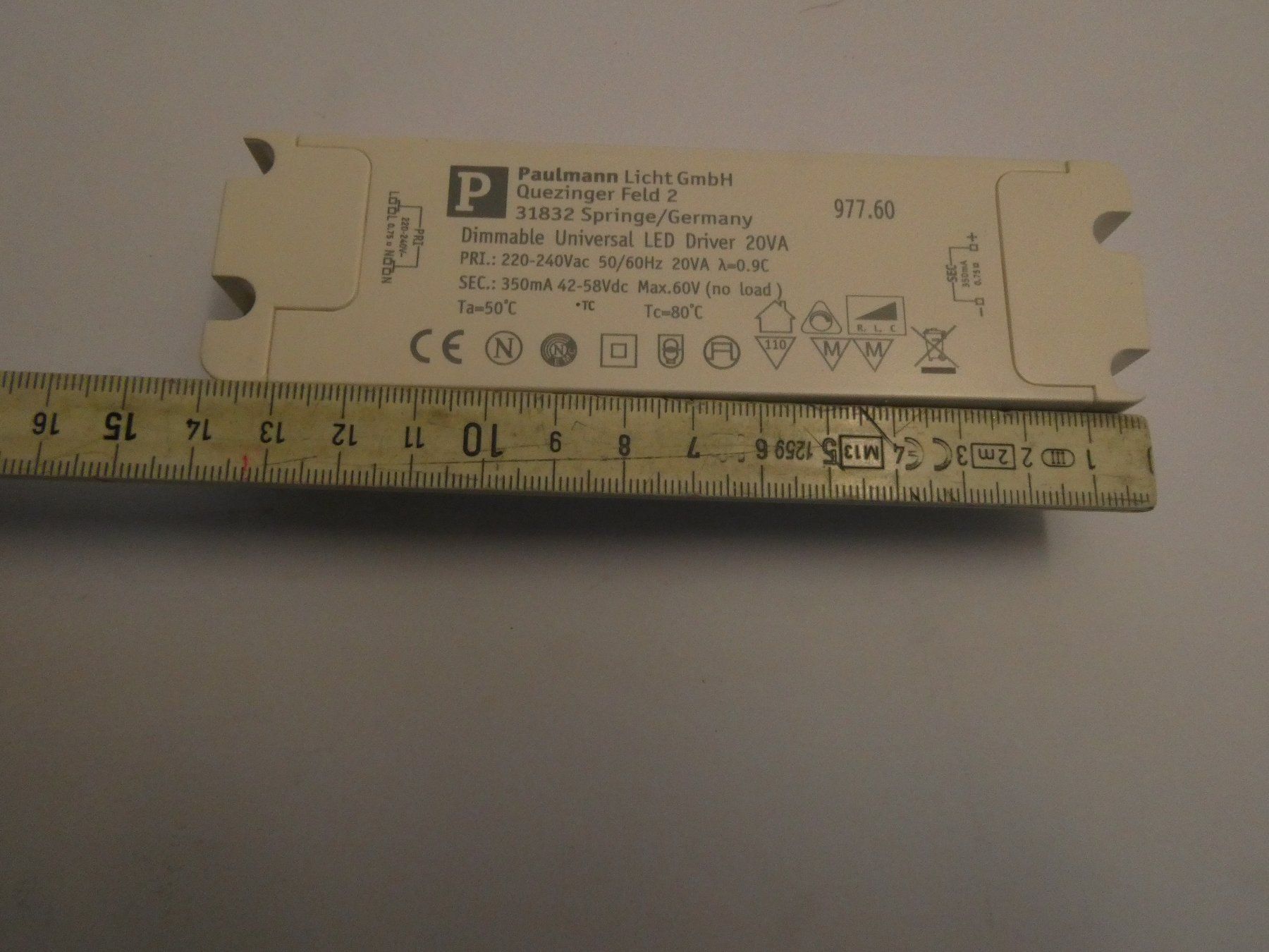 Paulmann Composants électroniques: LED Treiber 20VA – Neuf (Voir description) à Fulenbach par Hach0 1