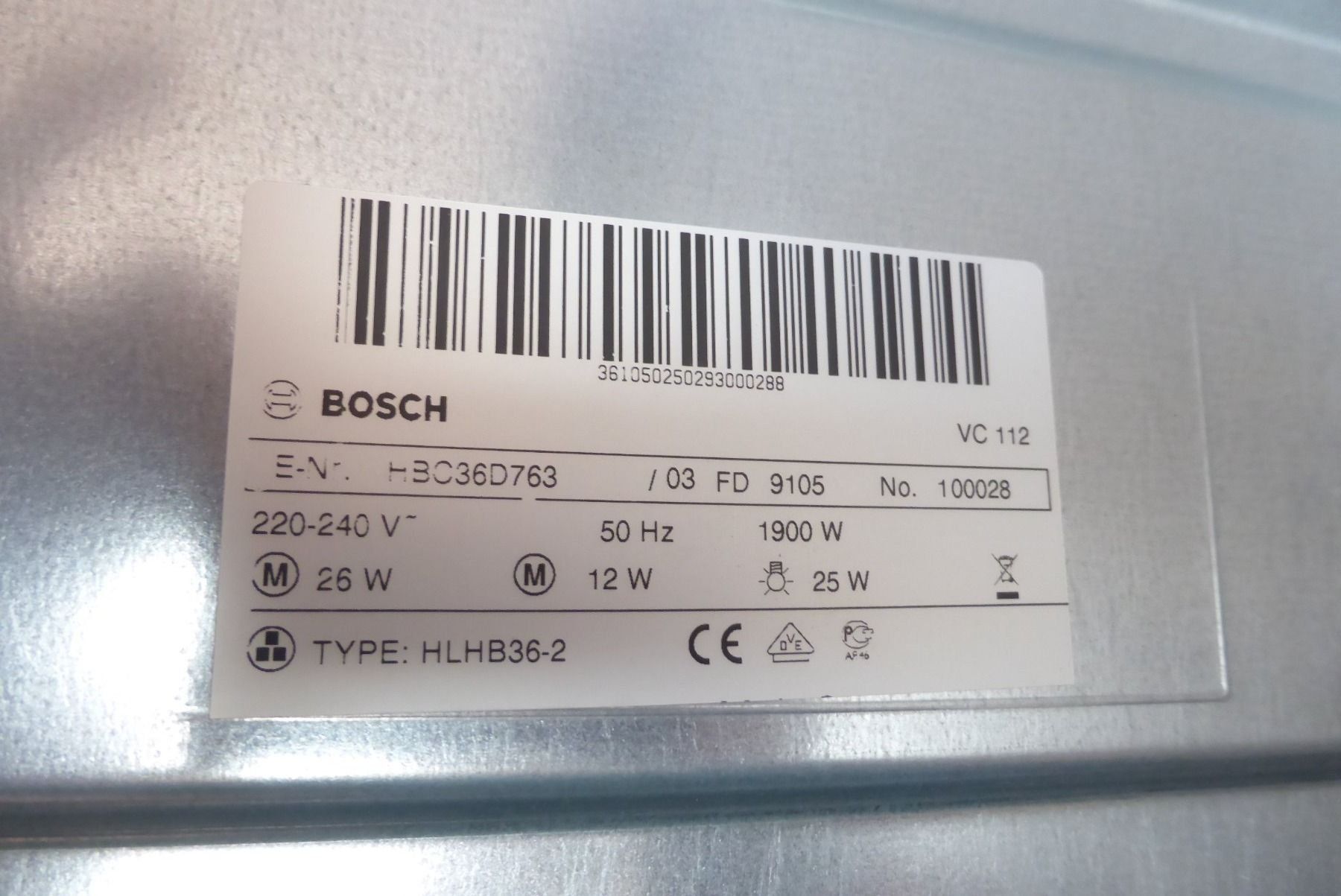 Bosch Elettrodomestici da cucina: Bosch Combi-Steamer-Backofen HBC36D763 – Usato da Degersheim venduto da Premgit 6