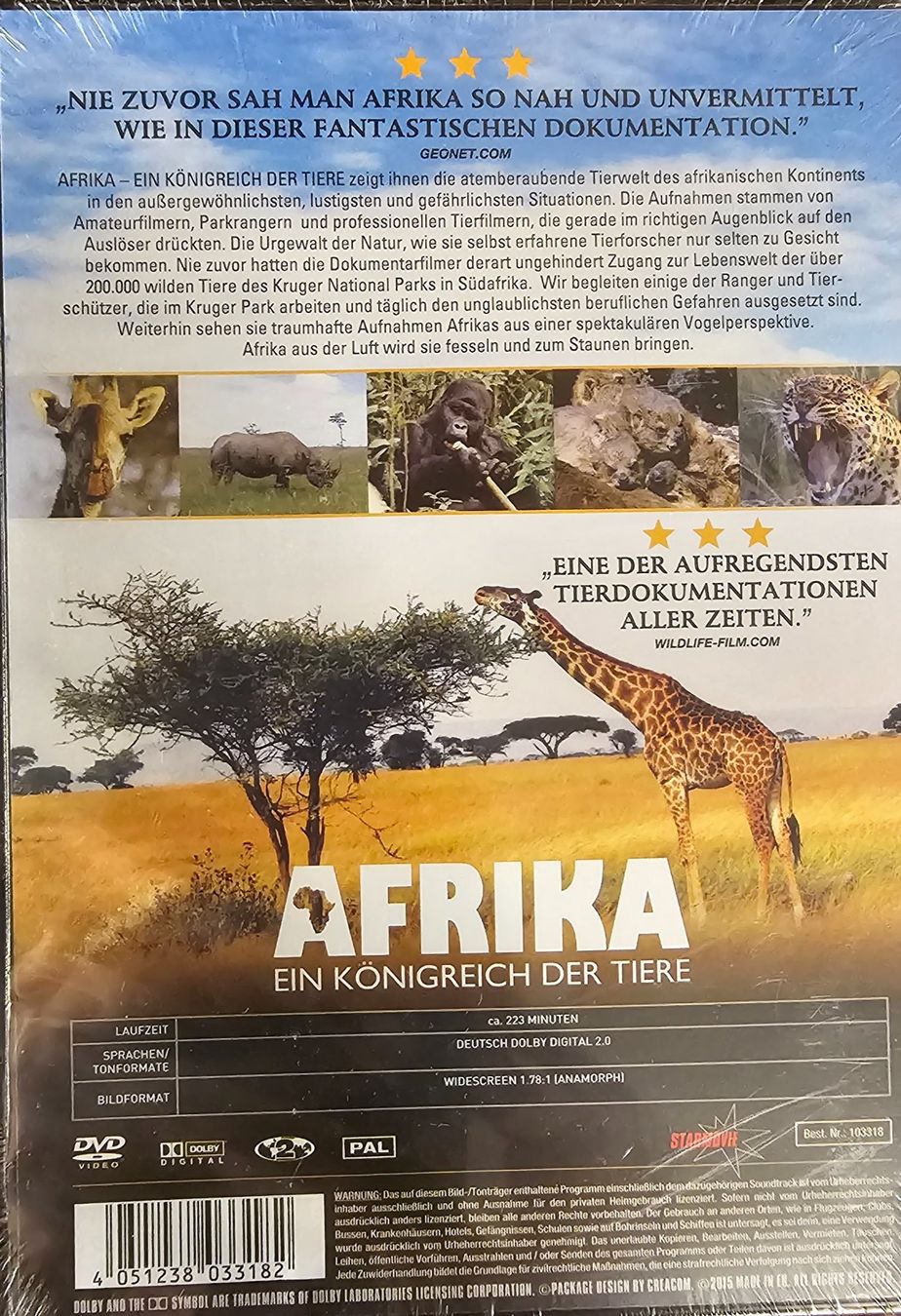 Tutti i DVDs: Afrika - Ein Königreich Der Tiere – Nuovo e nell'imballaggio originale da Wahlen b. Laufen venduto da Cg10 1