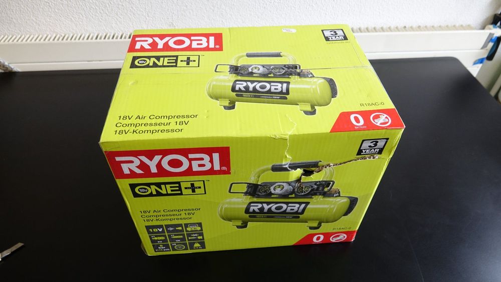 RYOBI 18 V ONE+ Akku-Kompressor