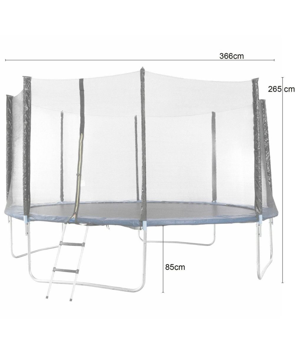 Trampolini: Trampolin 12 Fuß 366 mit Leiter - Neu – Nuovo (secondo la descrizione) da Nebikon venduto da warendiscount 2