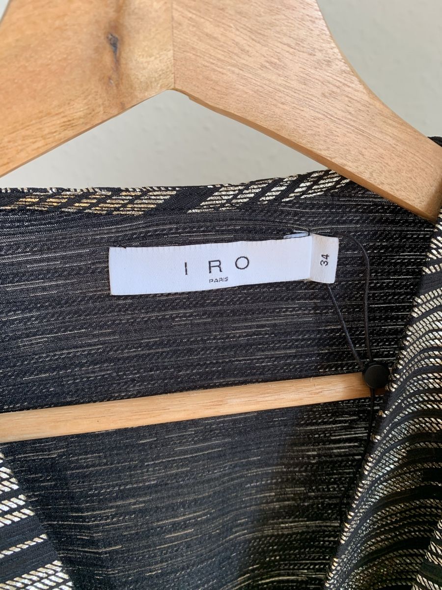 Iro Top: Top argenté effet épaulette Iro – Nuovo e nell'imballaggio originale da Genève venduto da rez_c6c6 1