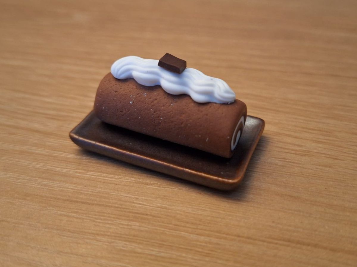 Case e mobili per bambole: Handmade Schoko Roulade – Nuovo (secondo la descrizione) da Zürich venduto da HandmadeTinyFood 3