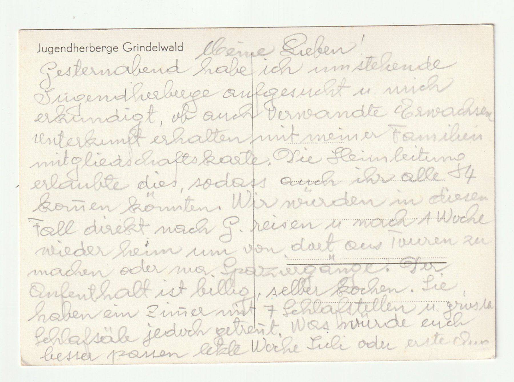 Cartoline postali: Grindelwald Jugendherberge, Bern – Usato da St. Gallen venduto da Ricardo_Deals 1