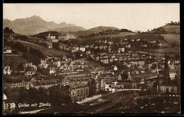 AK St. Gallen, Panorama mit Säntis