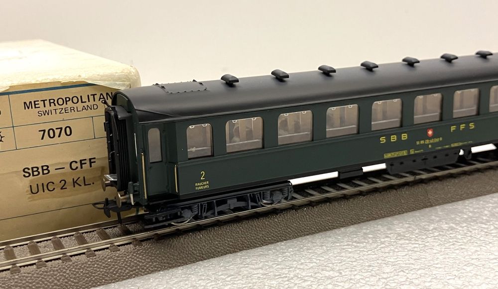 Metropolitan Modelleisenbahnen: METROP 7070= Abteilwagen SBB B 041-9 - NEU - TOP für Sammler – Neu und originalverpackt aus Thun von retoolinoo 1