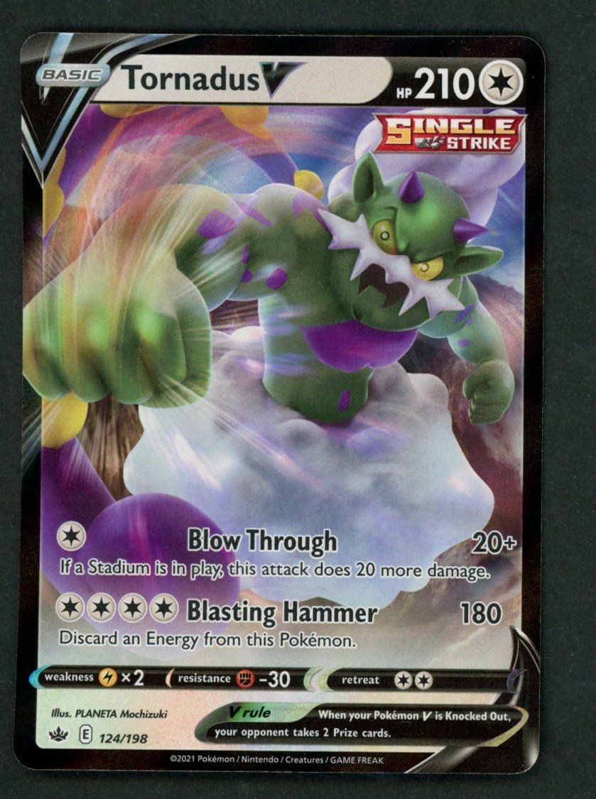 Pokémon Carte collezionabili: Pokemon Tornadus V 124/198 | en – Nuovo (secondo la descrizione) da Oensingen venduto da CSCollectors