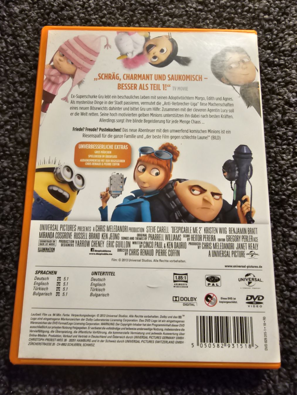Tutti i DVDs: Ich Einfach Unverbesserlich 2 (20910) – Usato da Ruswil venduto da jan_bxl5 1