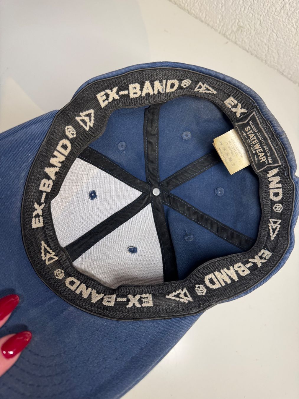 Chapeaux, bonnets & casquettes: Blaues Base Cap Statewear Gr. S/M – D'occasion à Grosswangen par shoes.bags.and.co 4